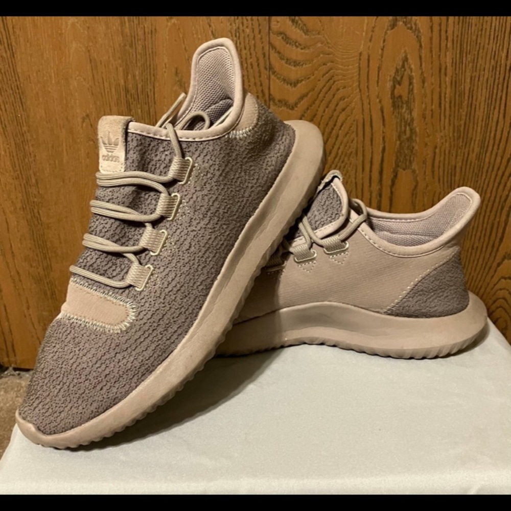 Adidas Taupe and Beige Sneakers